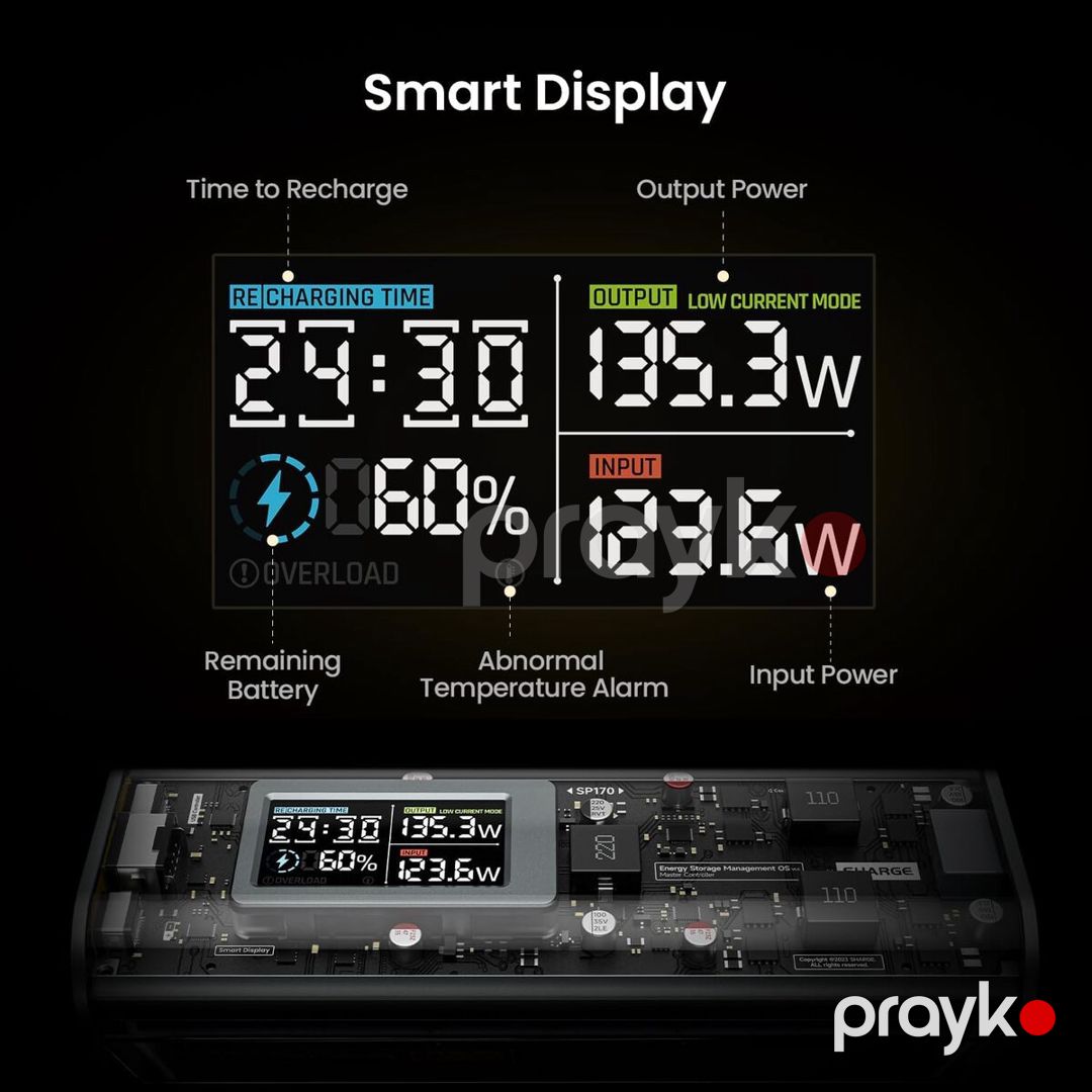 Shargeek 170 Power Bank (140W / 24.000mAh) — Periferik cihazlar, Bakı (7)