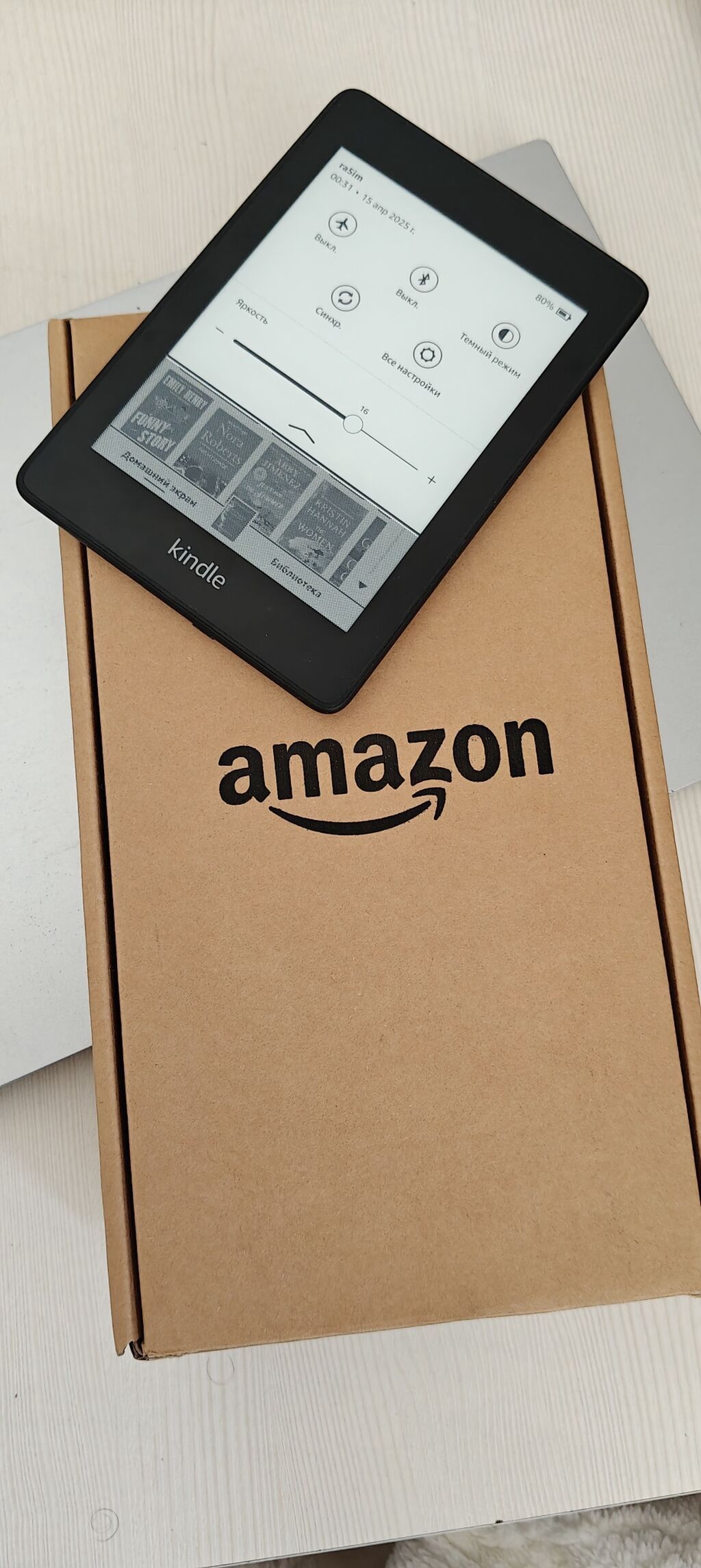 Amazon Kindle Paperwhite Əla vəziyyətdədir. 2019-cu ilin əvvəlində — Elektron kitablar, Bakı