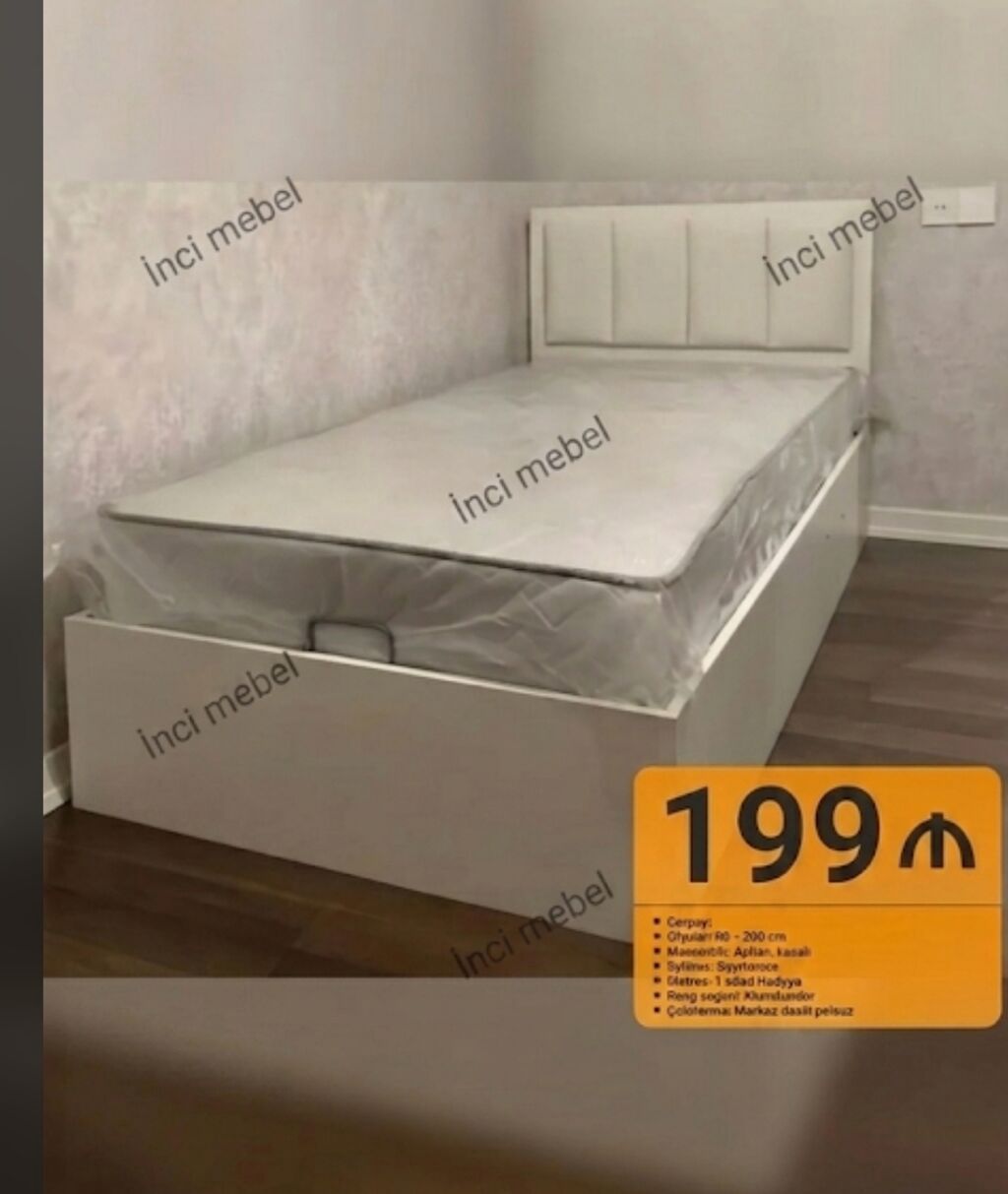 Yeni, Təknəfərlik çarpayı, Bazalı, Matras ilə, Siyirməli, Azərbaycan