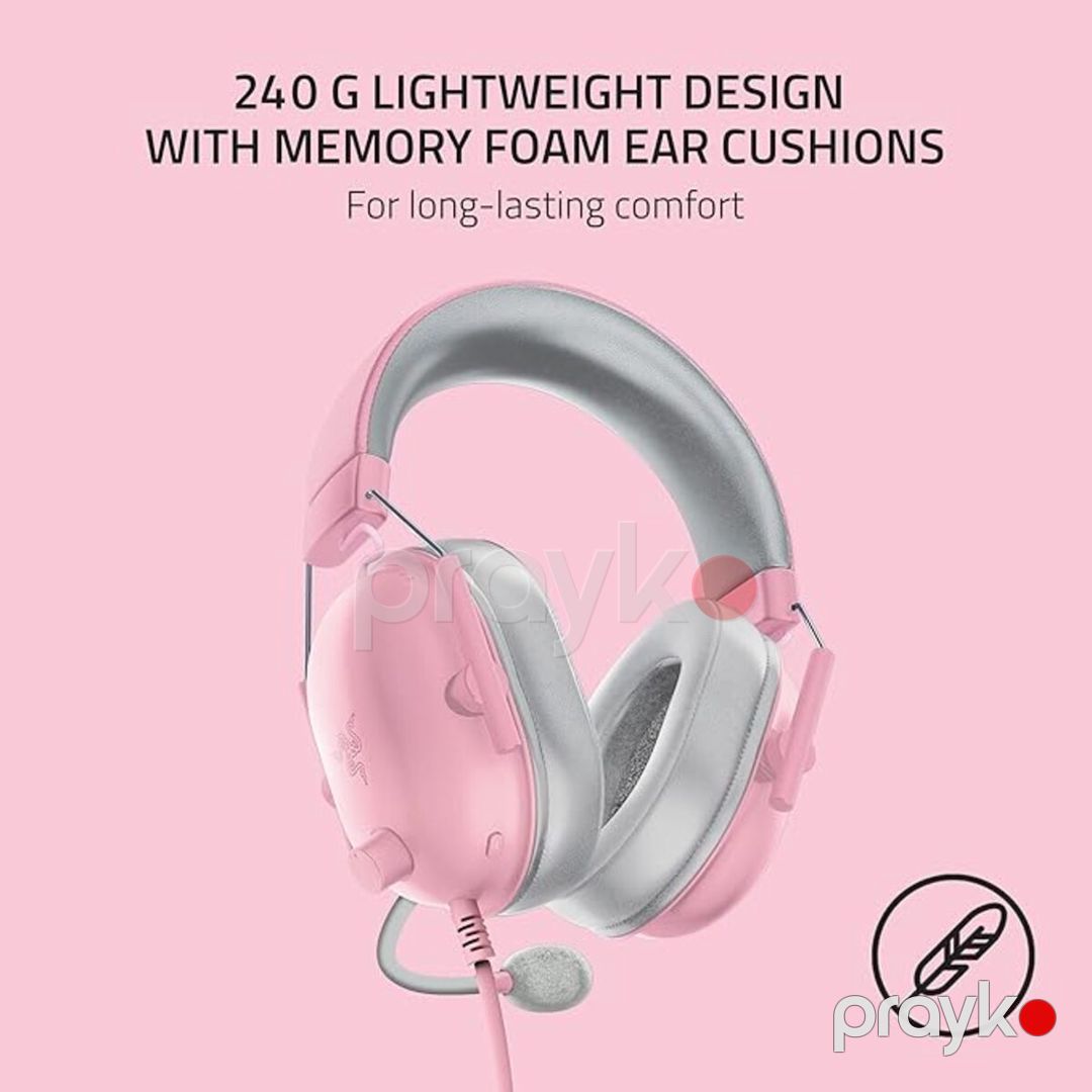 Razer BlackShark V2 X Gaming Headset Quartz Pink — Elektronika, Bakı (4)