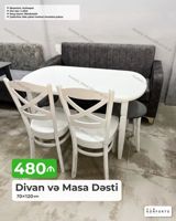 Divan və Masa Dəsti – 70×120 sm • Tərkib: 1 divan, 1 masa, 2 ədəd — Ürünler