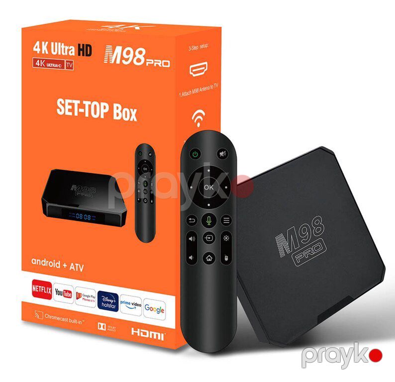 TV box M98PRO 4K Ultra-HD 5G Android — TV və Video, Bakı (2)