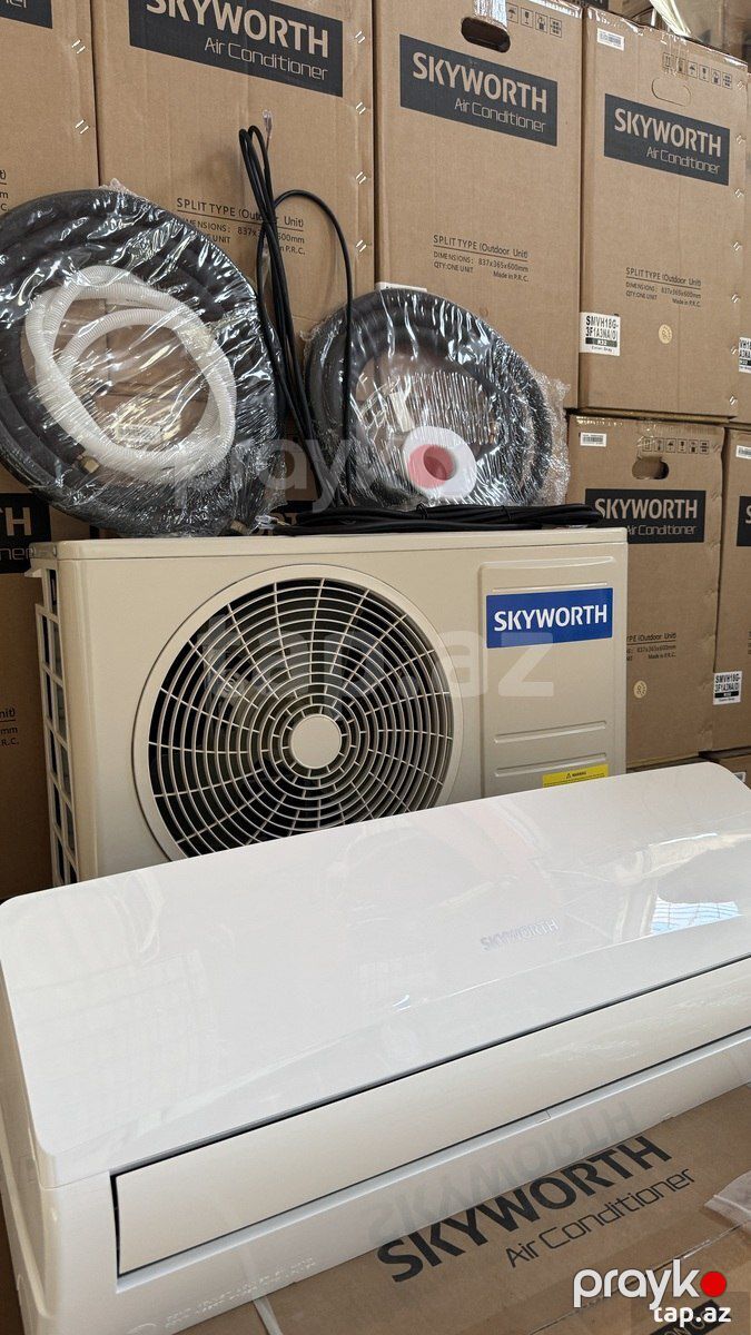 Kondisioner Skyworth inverter+Wi-Fi 9000 BTU — Ev texnikası, Bakı (3)
