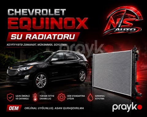 Chevrolet Equinox su radiatoru — Bakı