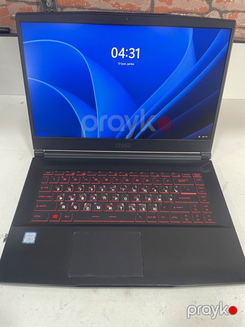 MSI GF63 Thin 9SCX oyun noutbuku - Ekran: 15.6" FHD (1920x1080) — Saray