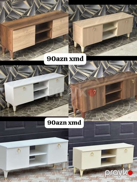 TV stendi – müasir dizaynlı, kompakt və funksional. - Material