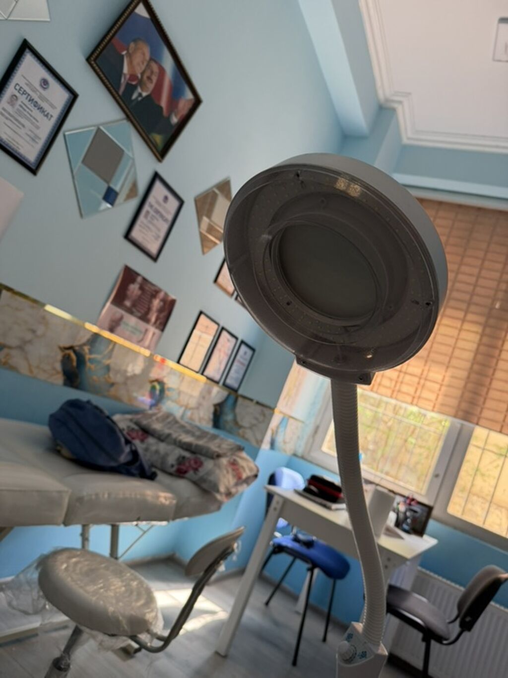 LED lupalı floor lamp – kosmetologiya, dırnaq, tattoo və estetik — Mallar, Xırdalan (2)