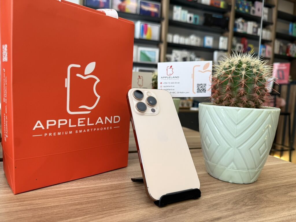 IPhone 16 Pro, 128 GB, Qızılı, Simsiz şarj — Apple iPhone, Bakı