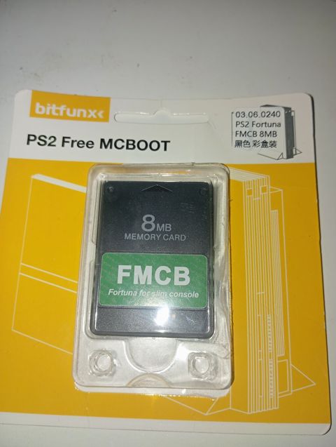 Bitfunx PS2 Free McBoot (FMCB) 8MB yaddaş kartı - PlayStation 2 üçün