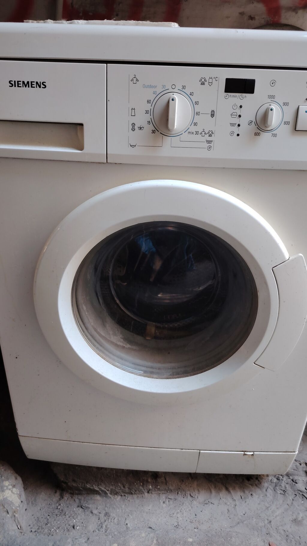 Siemens ön yükleməli paltaryuyan maşın - 6kg sıxma gücü - 1000 Teni — Paltaryuyan maşınlar, Bakı