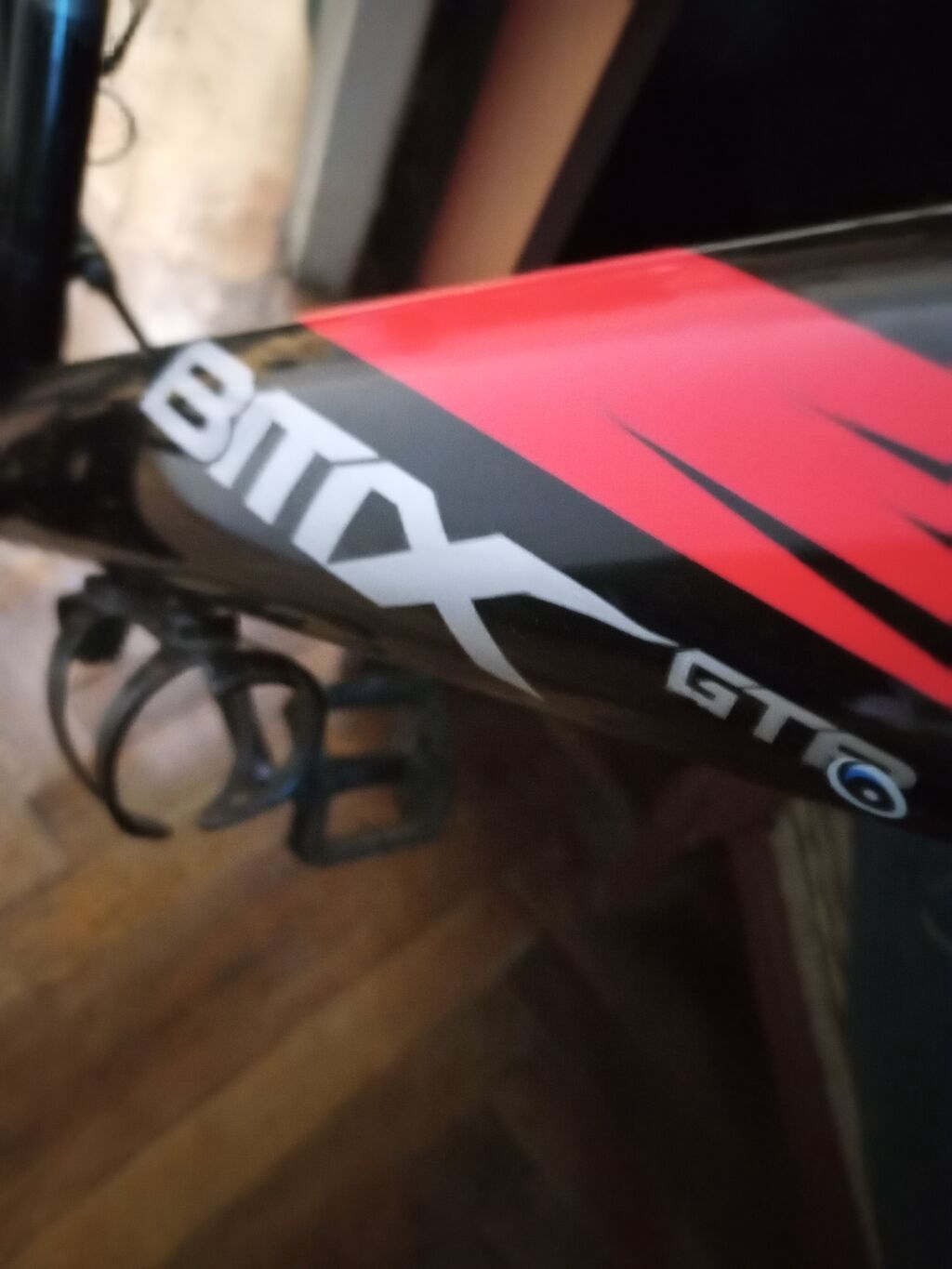 Bmx markalı 26-lıq velosiped qırmızı-qara qarışığ rəng üstündə danq — Dağ velosipedləri, Bakı (10)