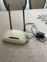 TP-Link Wi‑Fi router - Model: TP-Link (əyri kənarlı krem rəngli — Routerlər