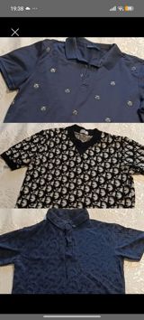 Futbolka, Dior, rəng - Göy — Футболки и поло
