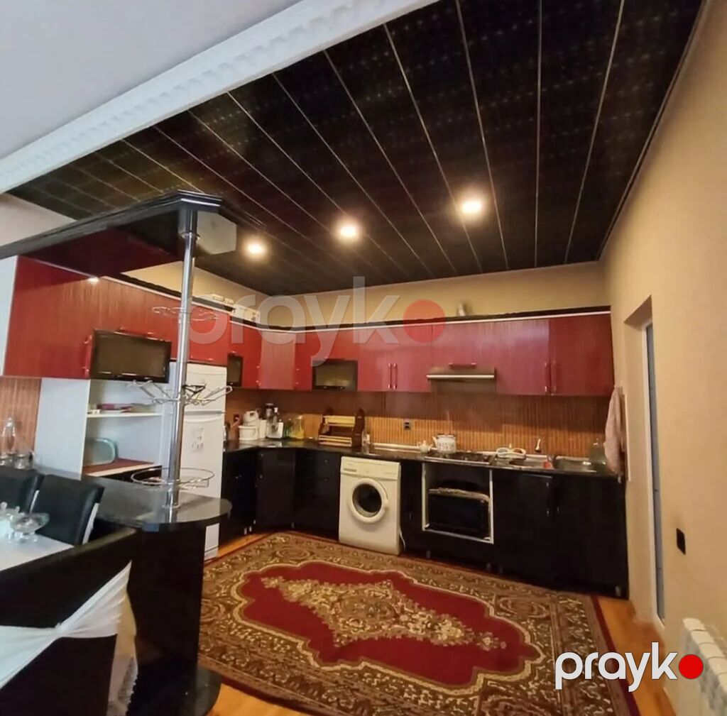 Ramani Savxoz sosial binalara yaxin 3 otaqli temirli esyali adelni — Mənzil, Bakı (2)