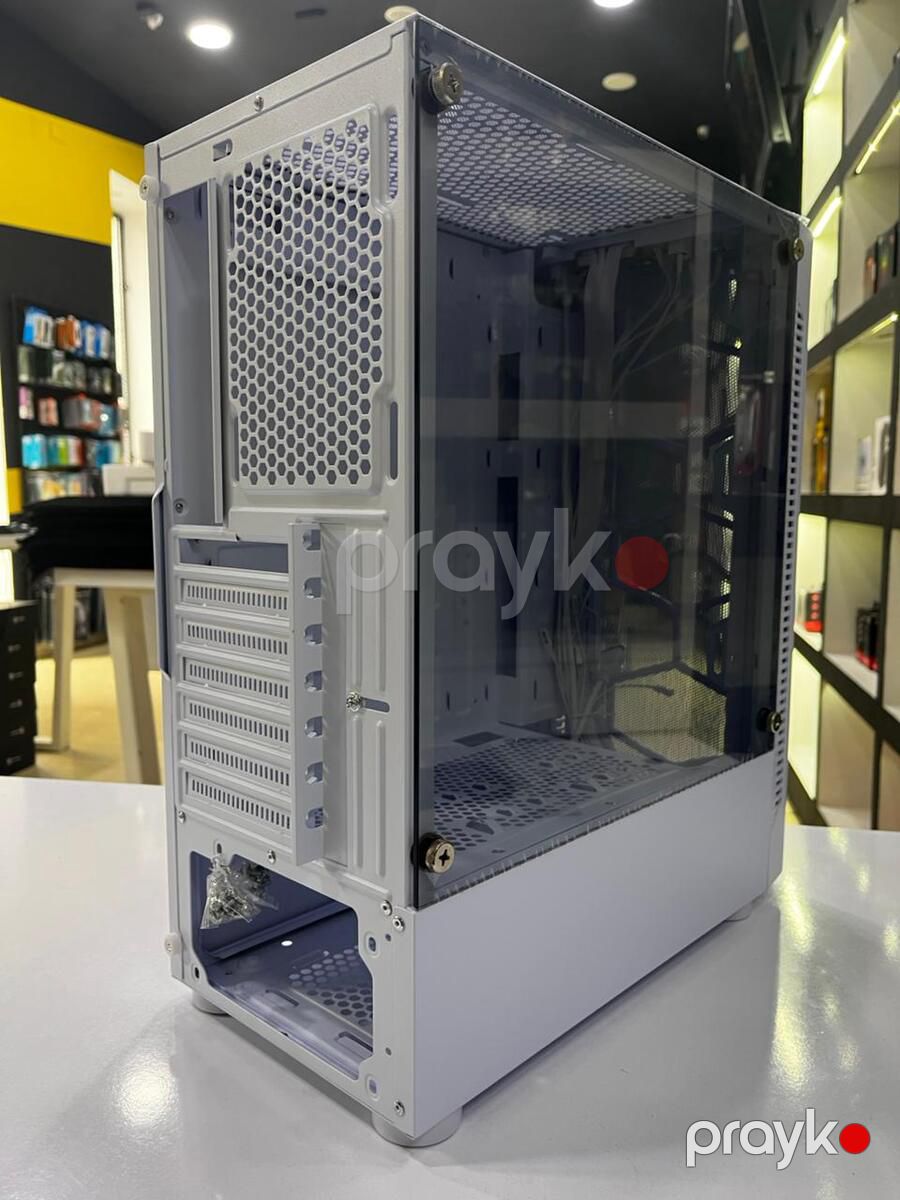 Gaming Case "GameKM IceDrill Atx (White)" — Elektronika, Bakı (8)