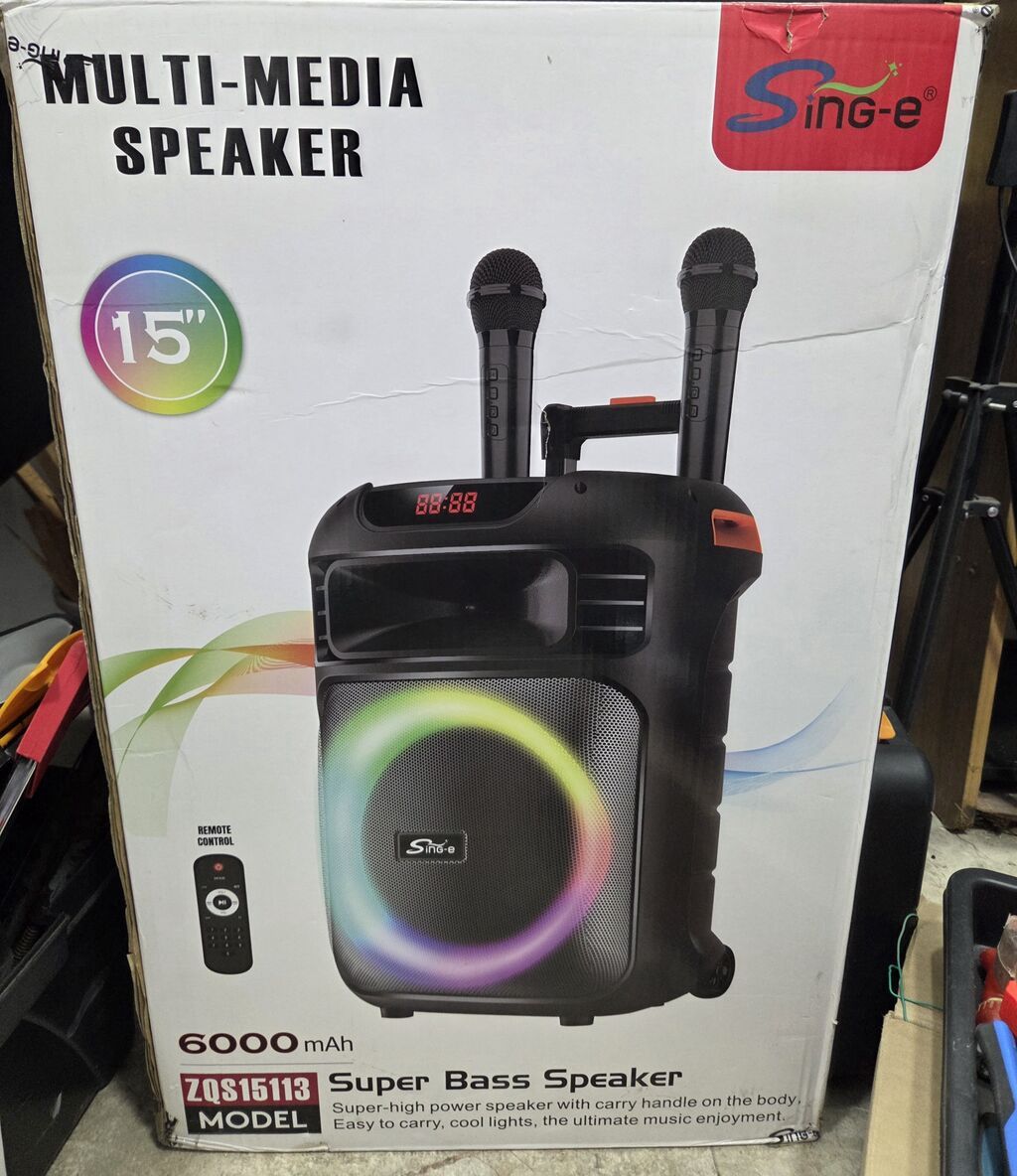 Sing-e Multi-Media Speaker – ZQS15113 model - 15" dinamik - Super