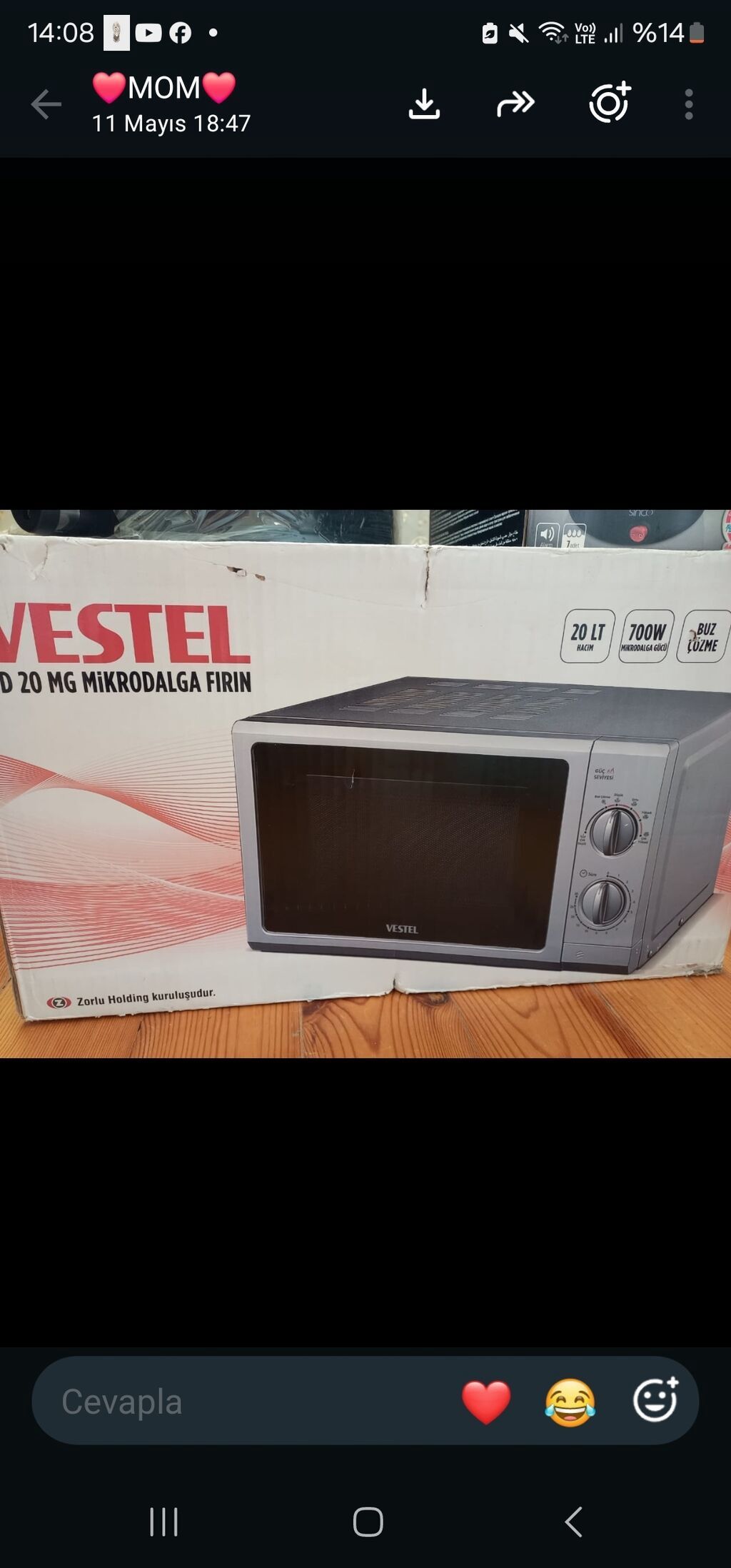 Mikrodalğalı soba Vestel, Ayrıca dayanan, rəng - Boz, Yeni — Mikrodalğalı sobalar, Bakı