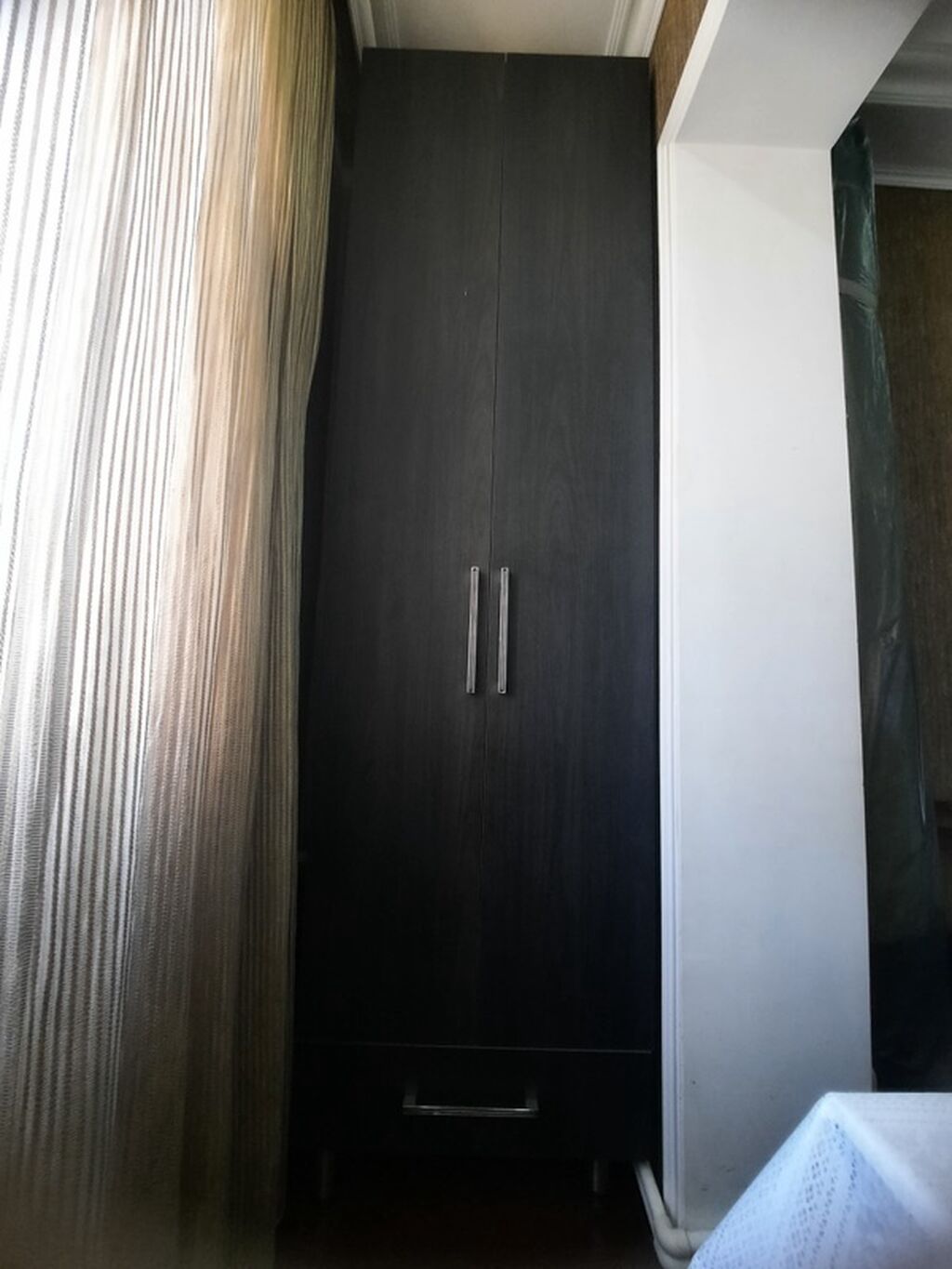 İşlənmiş, 4 qapılı, Güzgülü, Qəhvəyi, Kupe, Düz dolab — Mebel, Bakı (3)