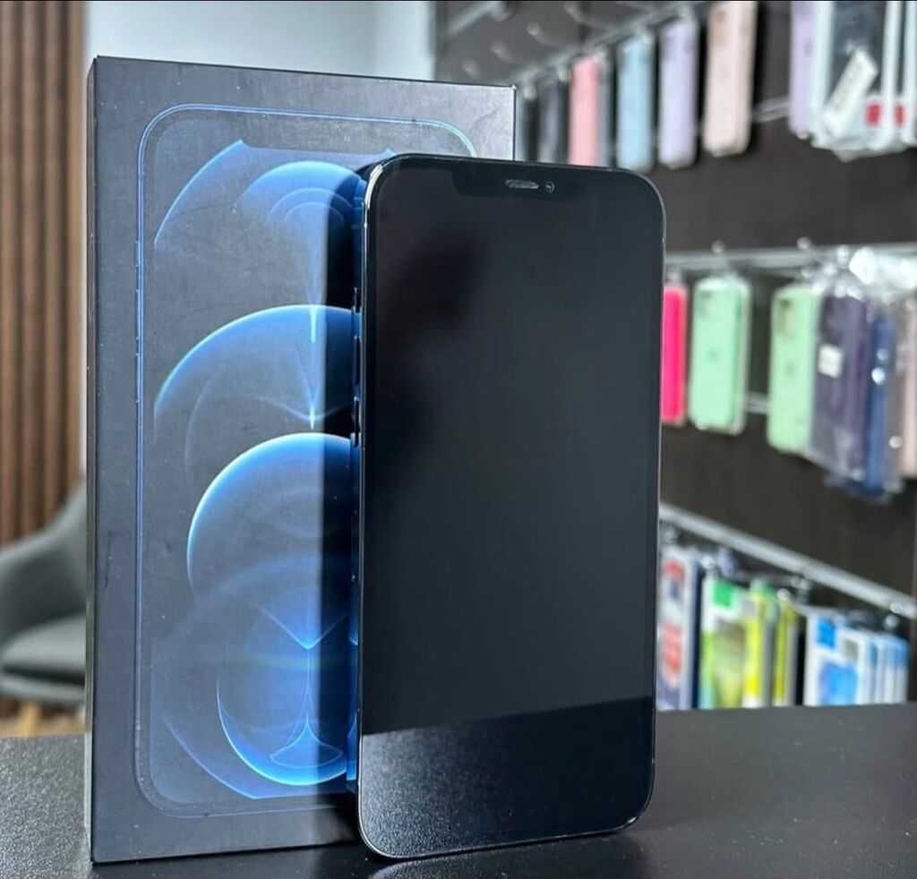 IPhone 12 Pro Max, 128 GB, Göy, Zəmanət, Simsiz şarj, Face ID — Apple iPhone, Digah (6)