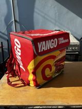 Yaxşı vəziyyətdə Yango yemək çatdırılması termal çantası (kuryer backpack-i) — Доставка еды и продуктов