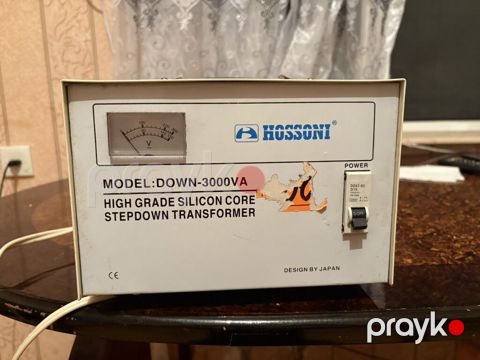 HOSSONI Step-Down Transformator – Model: DOWN-3000VA - Güc: 3000 VA - — Mehdiabad