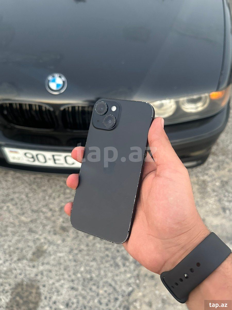 Apple iPhone 15 Black 128GB/6GB — Telefonlar və qadjetlər, Bakı (2)