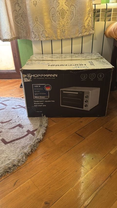 Hoffmann mini soba. 1400 W gücə malik kompakt elektrik sobadır — Xırdalan