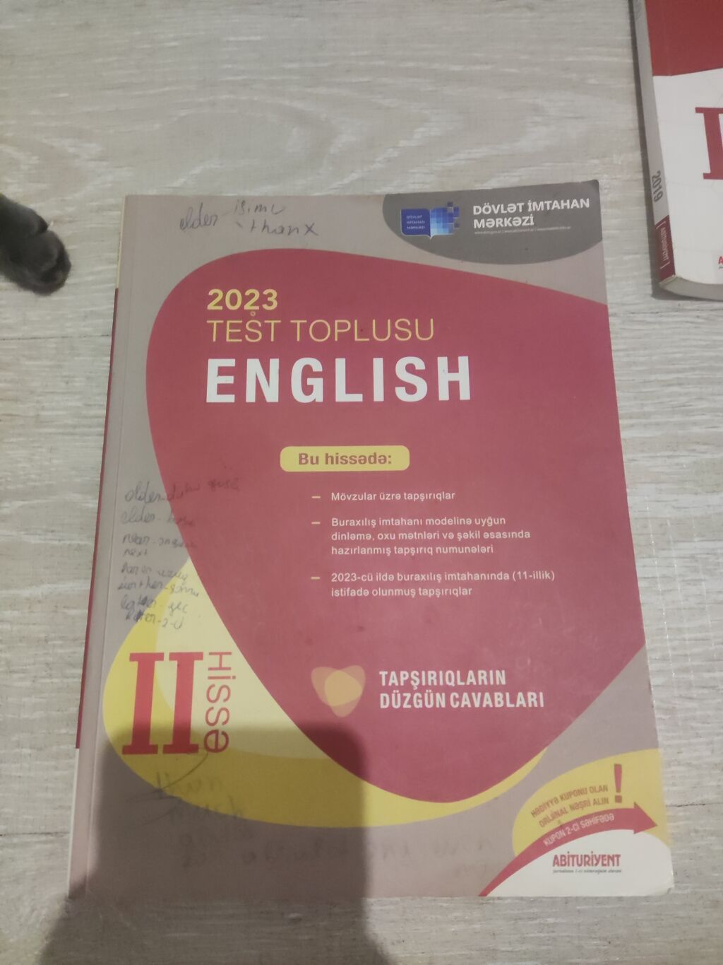 İngilis dili 9-cu sinif, 2023 il — Kitablar və jurnallar, Bakı