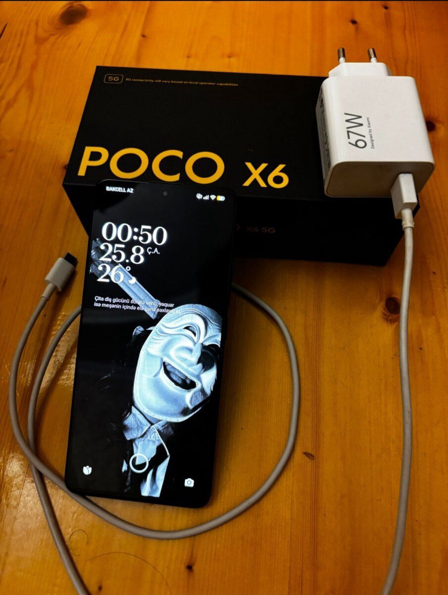 Xiaomi Poco X6 Black 256GB/12GB — Smartfonlar, Bakı (3)