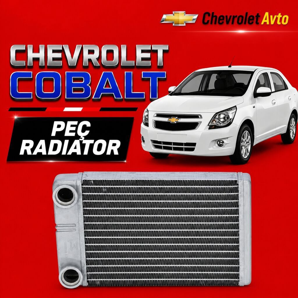 Chevrolet Cobalt peç radiator 2011-2024 Chevrolet Modellerin