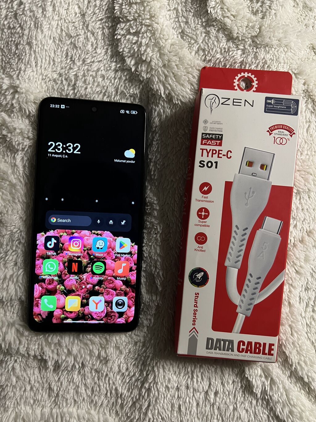 Redmi Note 14, 128 GB, rəng - Qara, Face ID — Elektronika, Bakı (3)