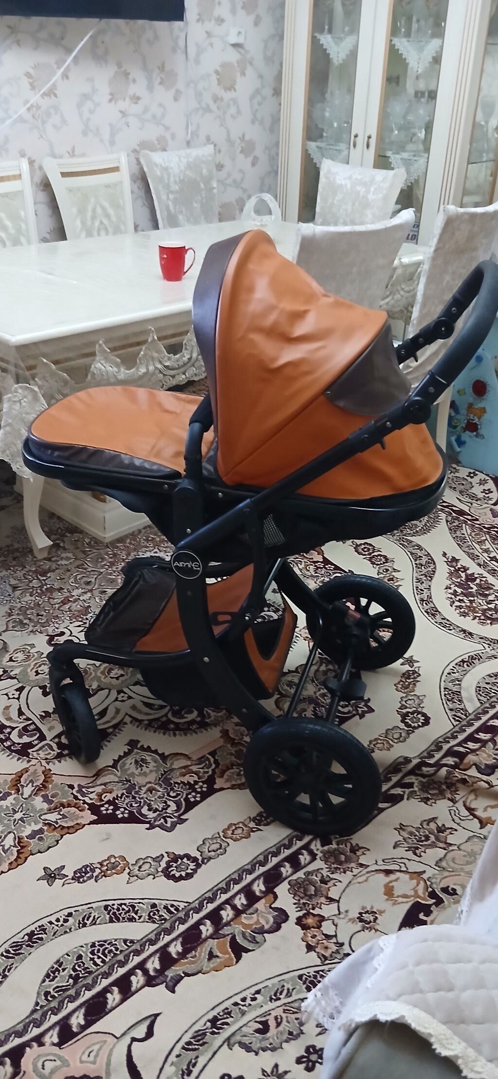 Uşaq arabası – Armile brendi, portbebe tipli beşik oturacaqlı model — Mallar, Bakı (4)