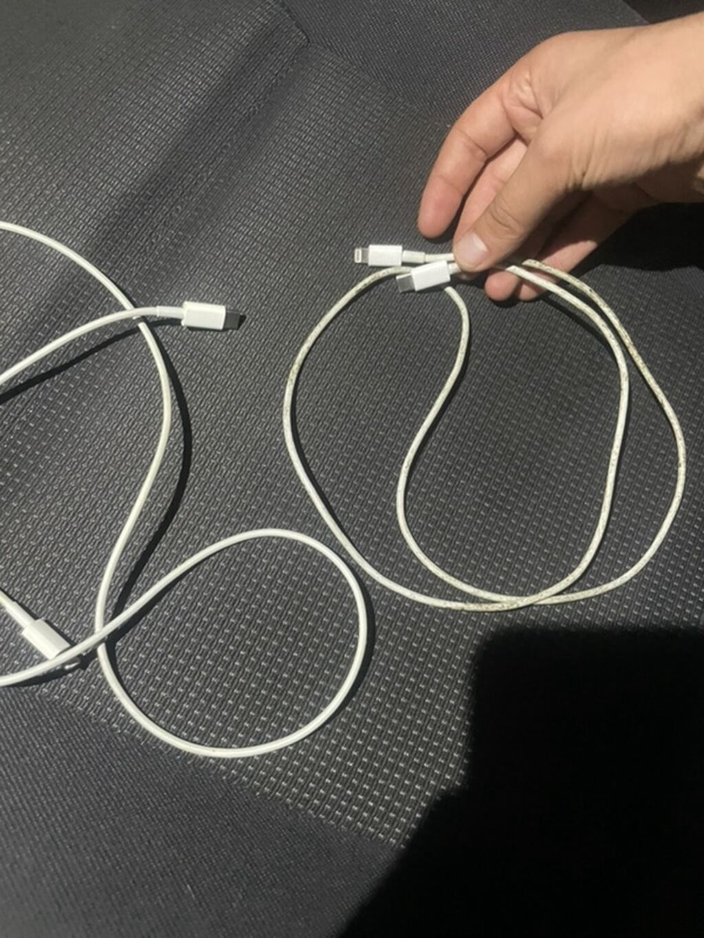 İphone usb si orginaldı qiymet 25 azn 1 ədədinə aiddir tək tək də — Elektronika, Gəncə (3)