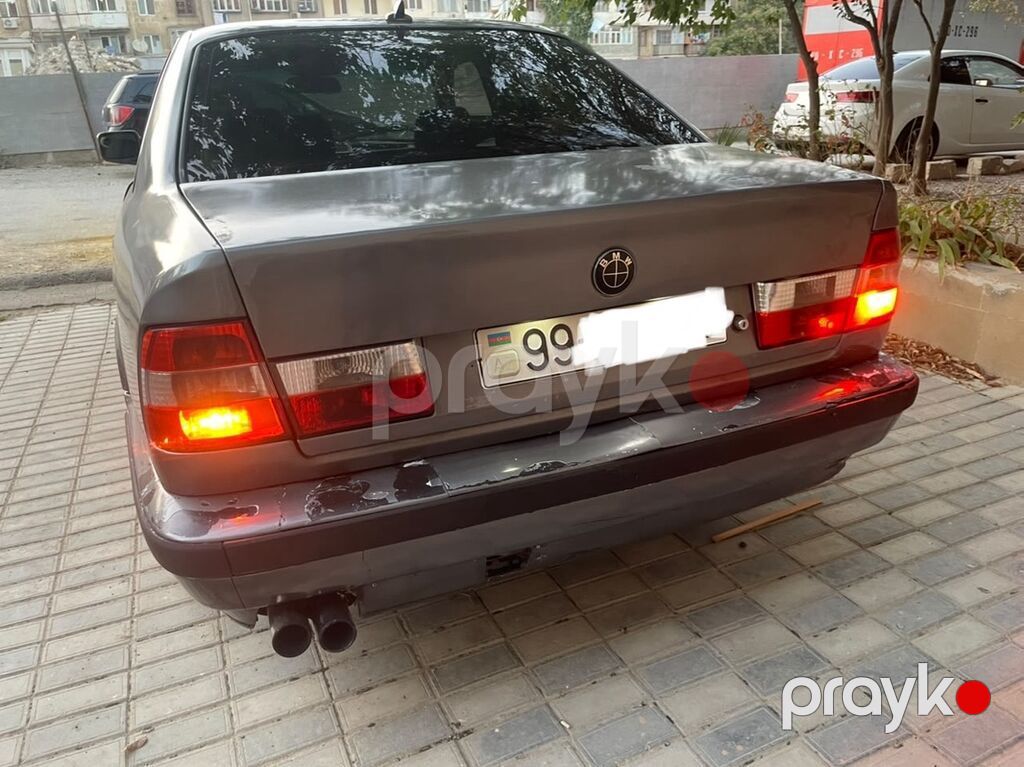 BMW 5 Series E34 sedan 520 1991 ci il tam işlək qüsursuz mator karopka — Avto, Bakı (3)