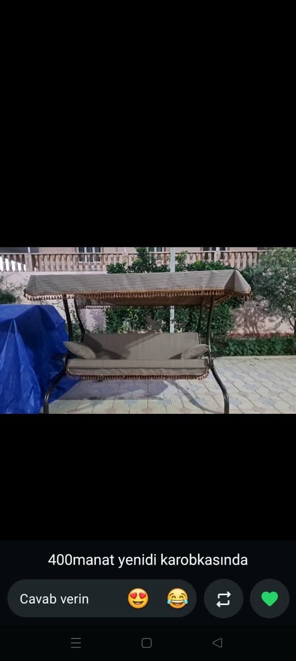 Yeni, Divan-yelləncək, Zontikli, Metal — Mebel, Bakı