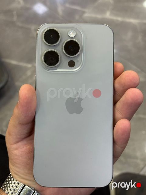 IPhone 15 Pro, 128 GB, Gümüşü, Face ID