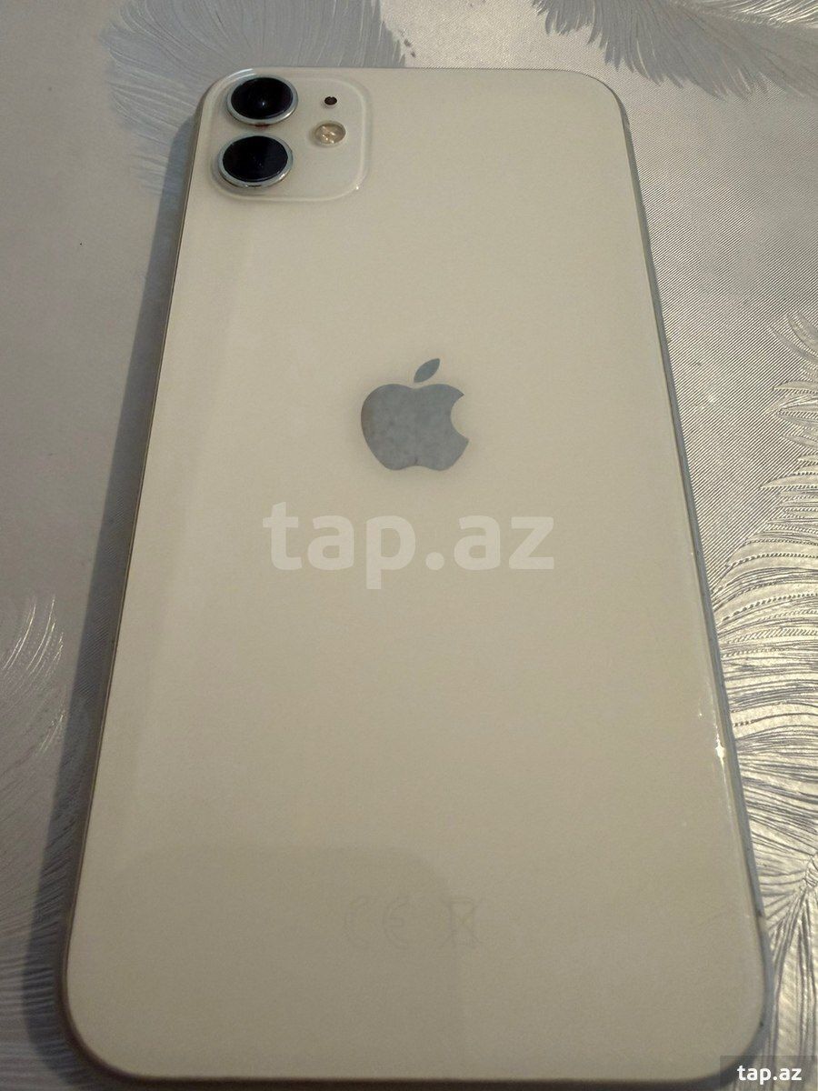 Apple iPhone 11 White 128GB/4GB — Telefonlar və qadjetlər, Bakı (2)