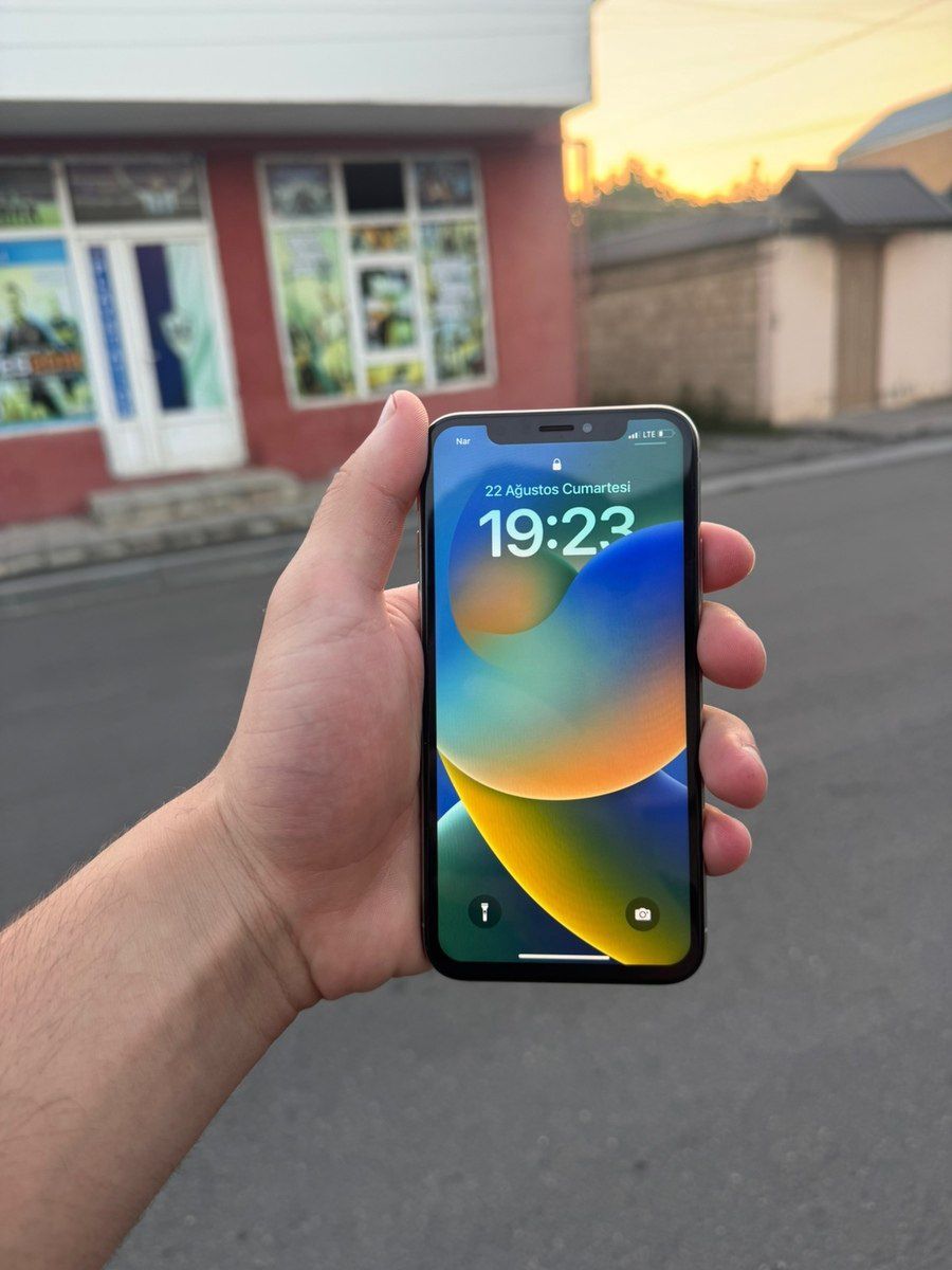 Apple iPhone X Silver 256GB/3GB — Telefonlar və qadjetlər, Quba (2)