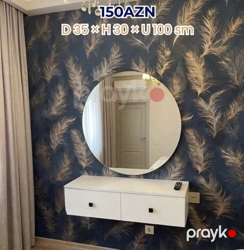 Qiymət: 150 AZN Məhsul: Divara montaj olunan makyaj/console masası və
