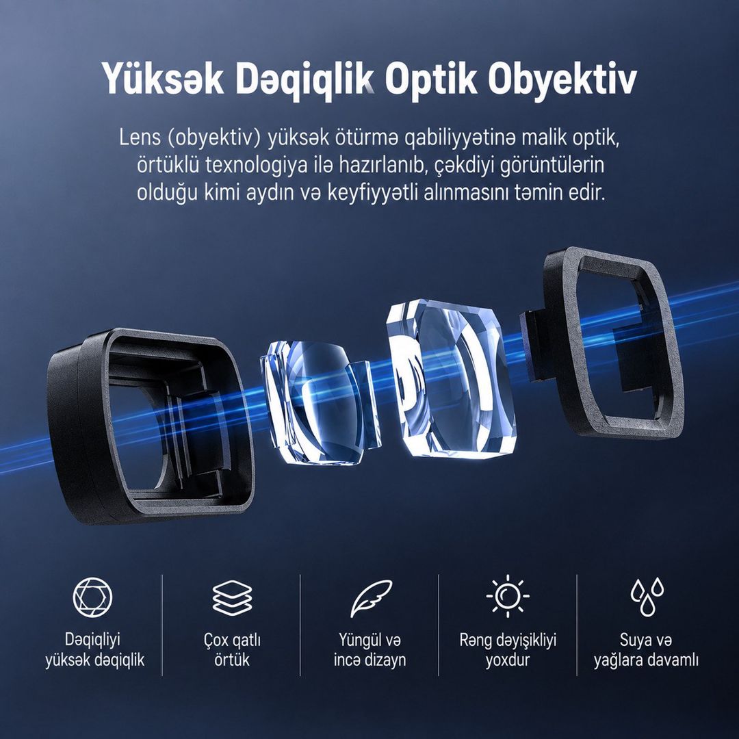 Geniş bucaqlı linza dəsti Neewer FL-B08 — Elektronika, Bakı (6)