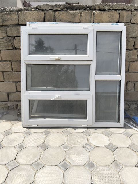 PVC pəncərə bloku 2 dənədi satılır təcili