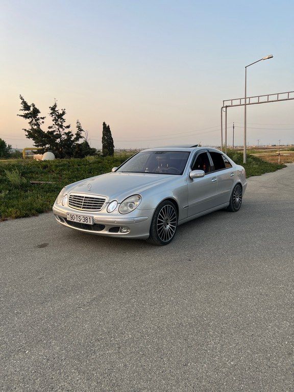 Mercedes E 240, 2.6 L, 2002 il, 350 000 km — Avtomobillər, Bakı (7)