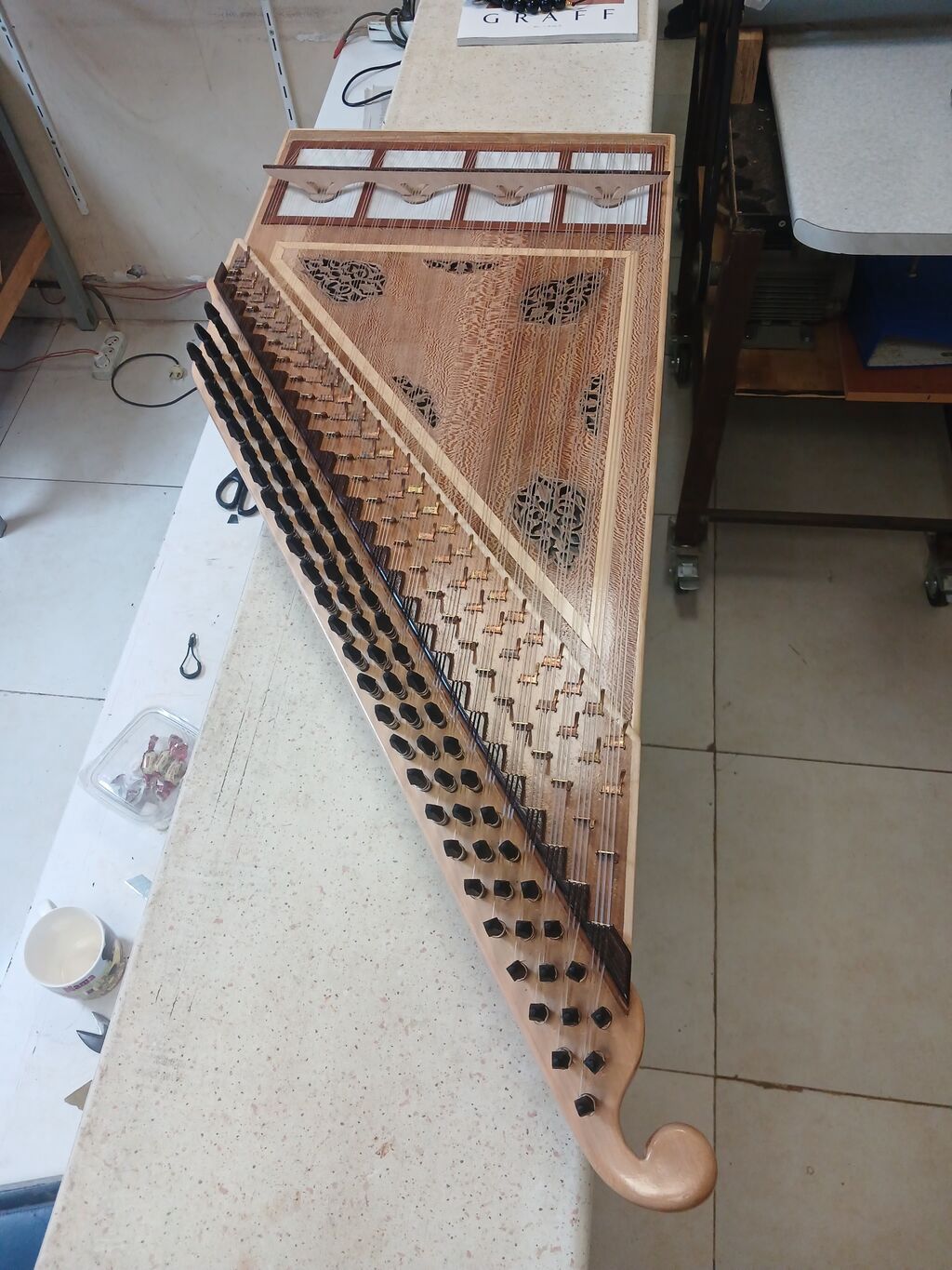 Kanun (şərq simli musiqi aləti) — əl işi, klassik — Gitarlar və digər simli alətlər, Bakı (5)
