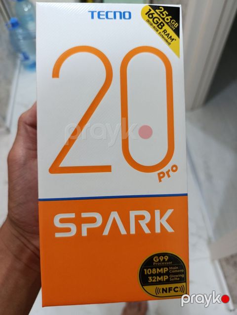 Tecno Spark 20 Pro, 256 GB, rəng - Mavi, Sənədlərlə — Lənkəran