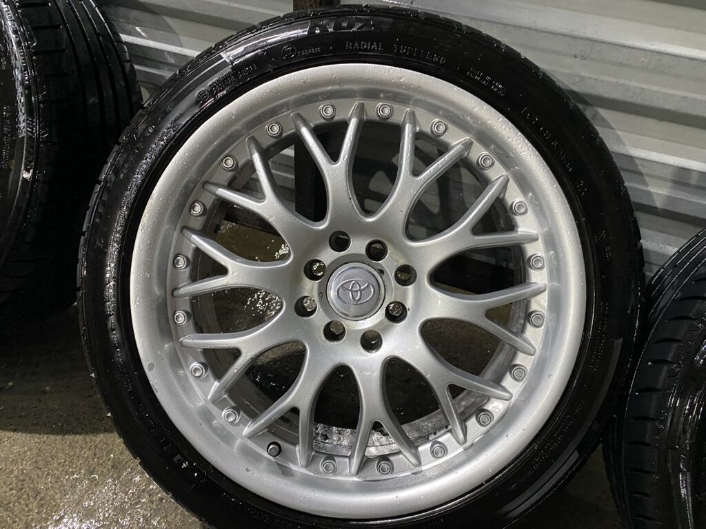 Toyota orijinal yüngül lehimli disk dəsti + təkərlər - Komplekt: 4 — Avto, Bakı (3)
