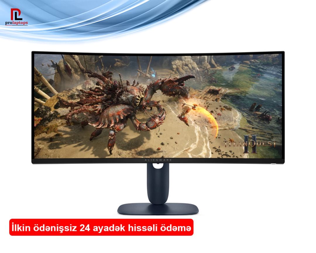 Curved Dell Alienware 34 Gaming Monitor - AW3425DWM 210-BQWL — Elektronika, Bakı