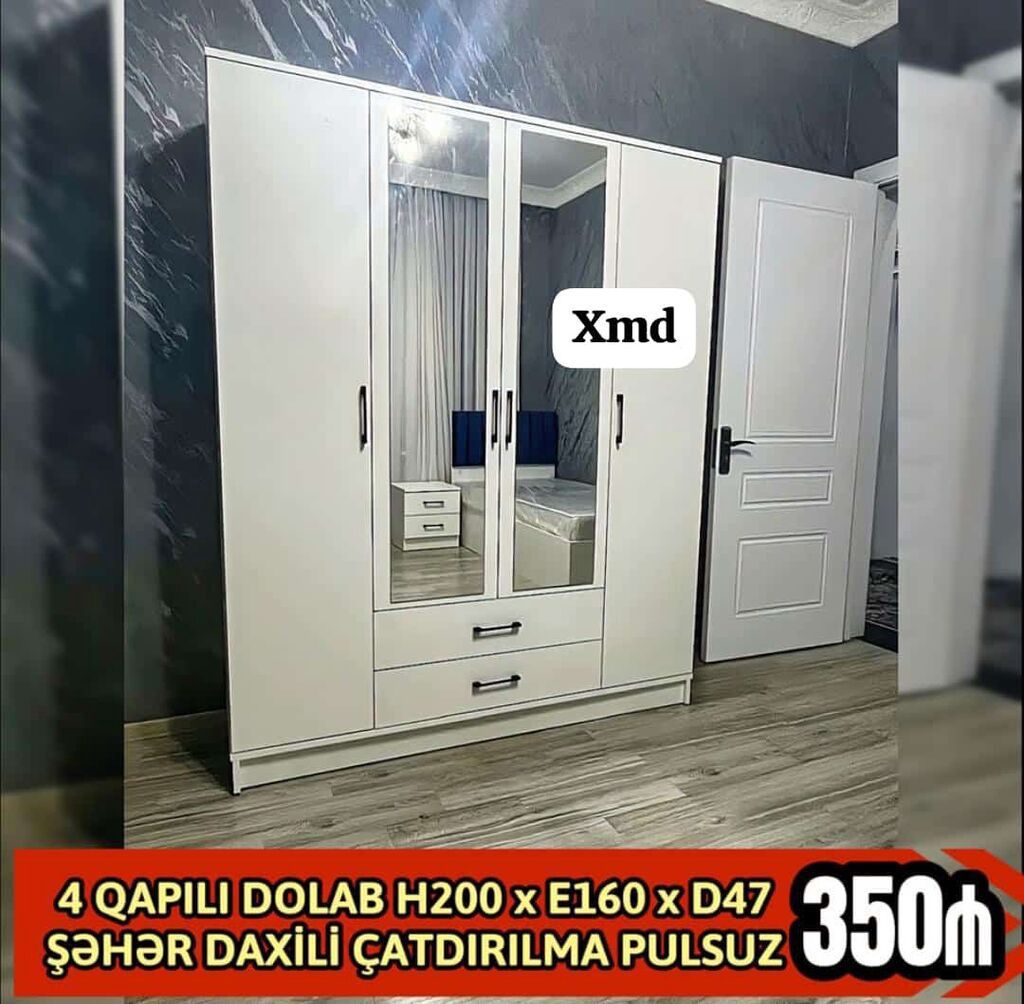 Sifarışlə hazırlanır dolab, şəhər içi daşınma ödənişsizdir