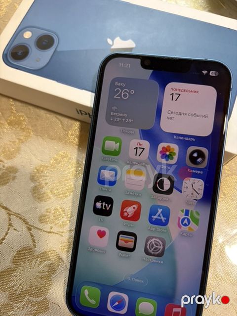 IPhone 13, 128 GB, Mavi, Face ID