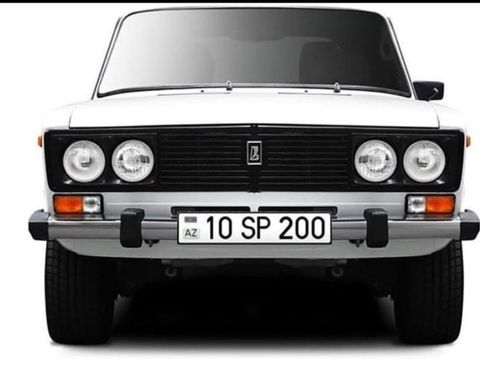 Avtomobil qeydiyyat nişanı - 10-SP-200