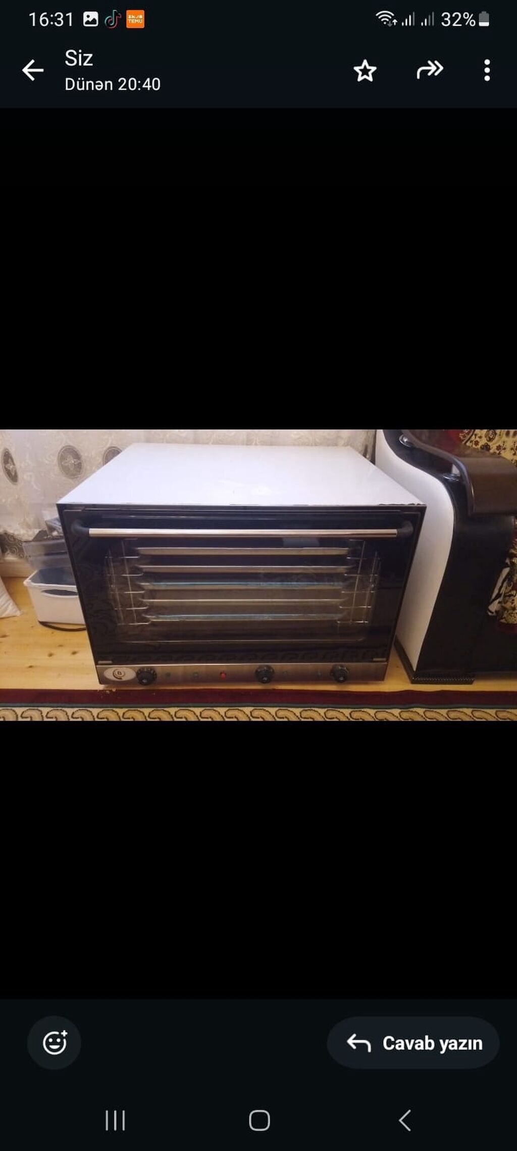 Peşəkar çörəkxana/kafe avadanlıqları paketi — soyuducu vitrin, konveksiya peç və sobası — Restoran üçün, Bakı (3)